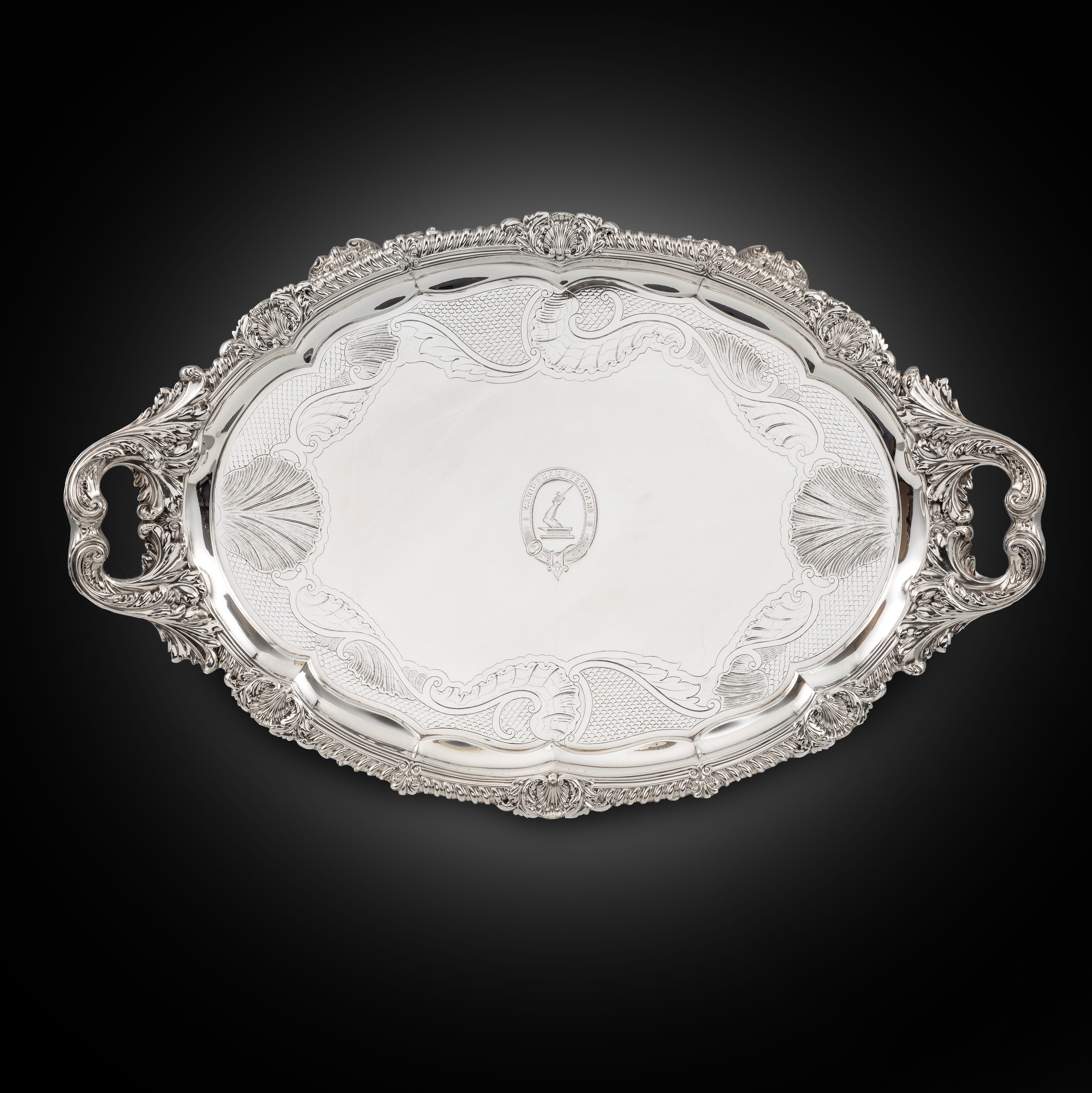 A Regency Two-Handled Tray