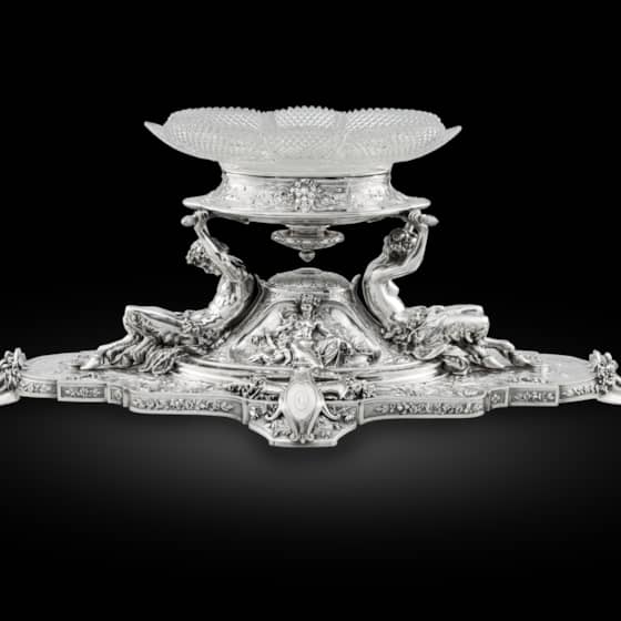 An Edwardian Figural Centrepiece