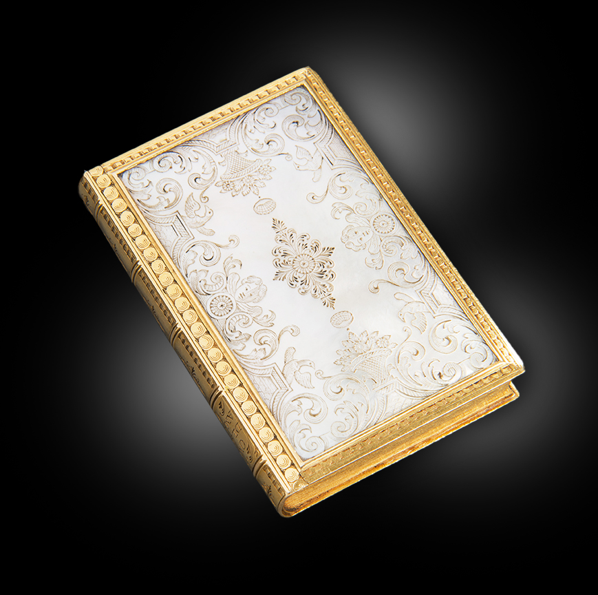 A Rare 18th Century Gold & Mother of Pearl Box