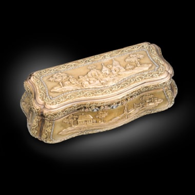 A Russian Four- Colour Gold Box