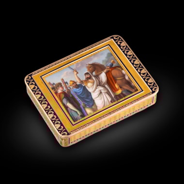 A German 19th Century Gold Box