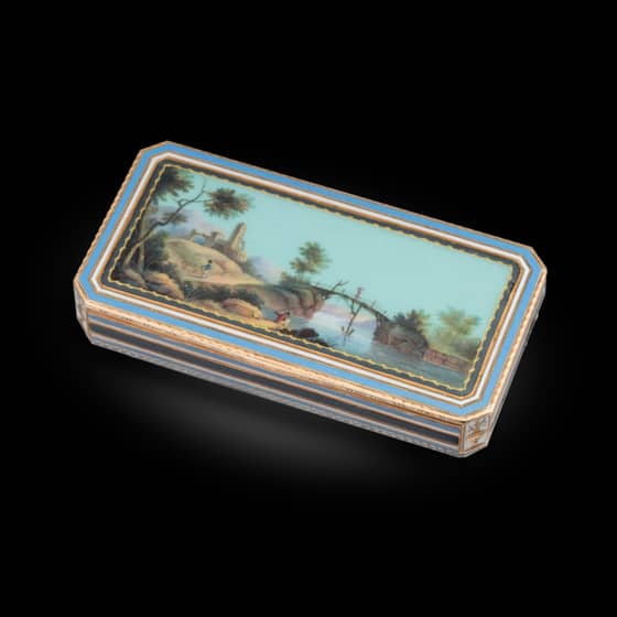 A German Gold and Enamel Box