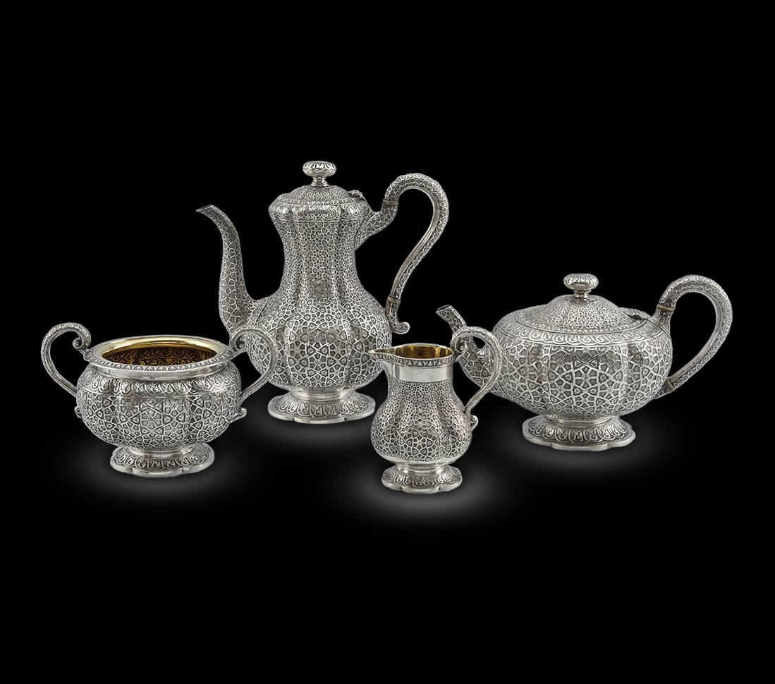An Ashburnham Pattern Five piece Tea & Coffee Service