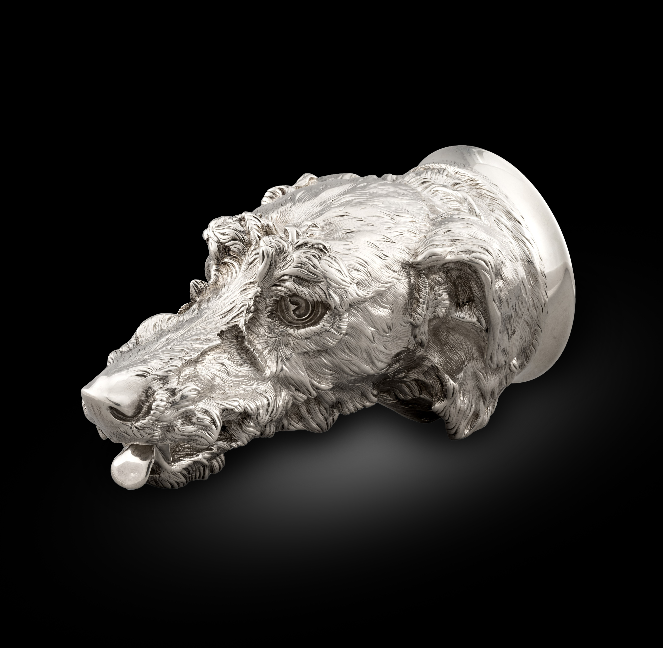 An Irish Wolf Hound Stirrup Cup