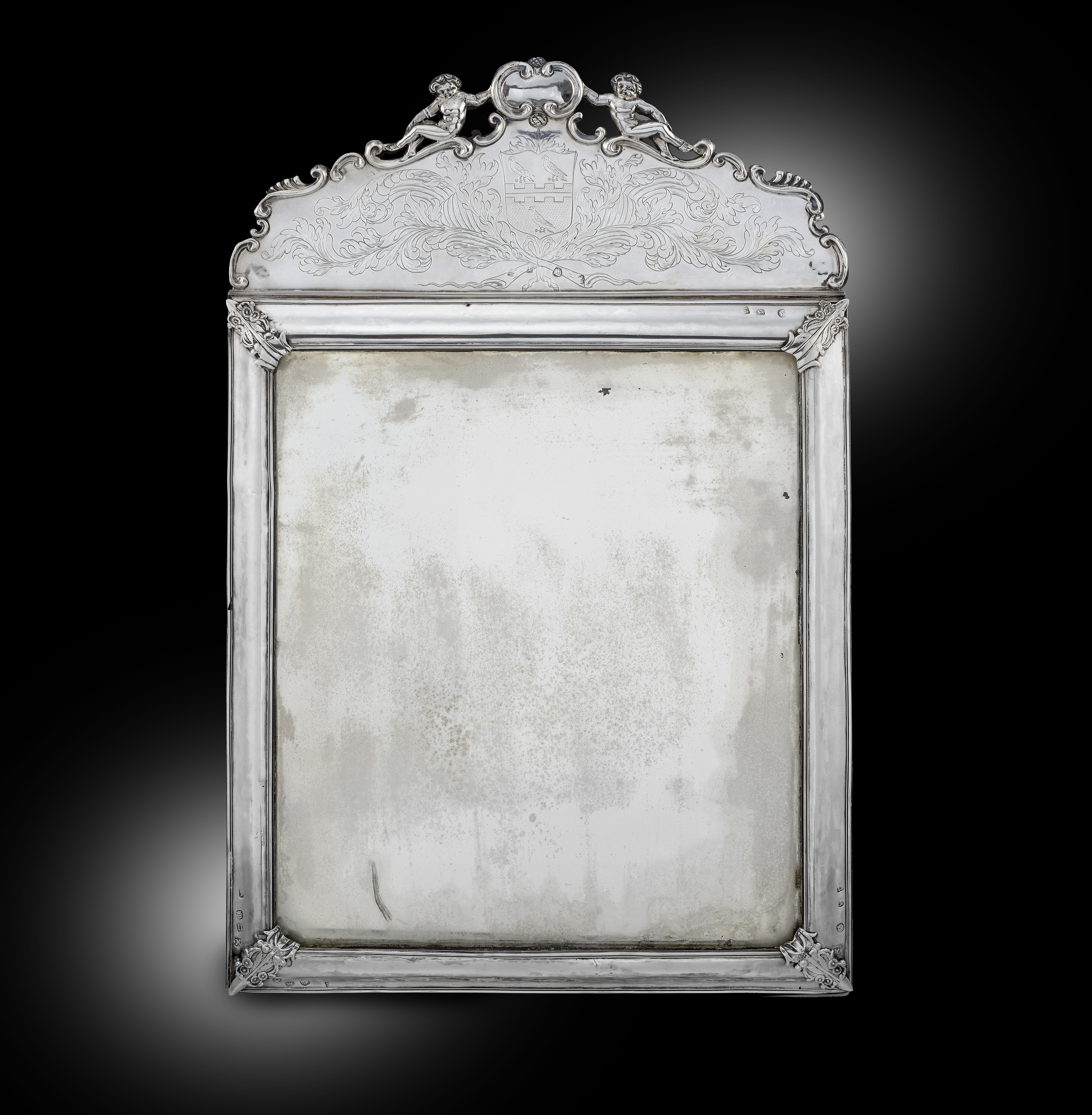 An Early English Easel Mirror