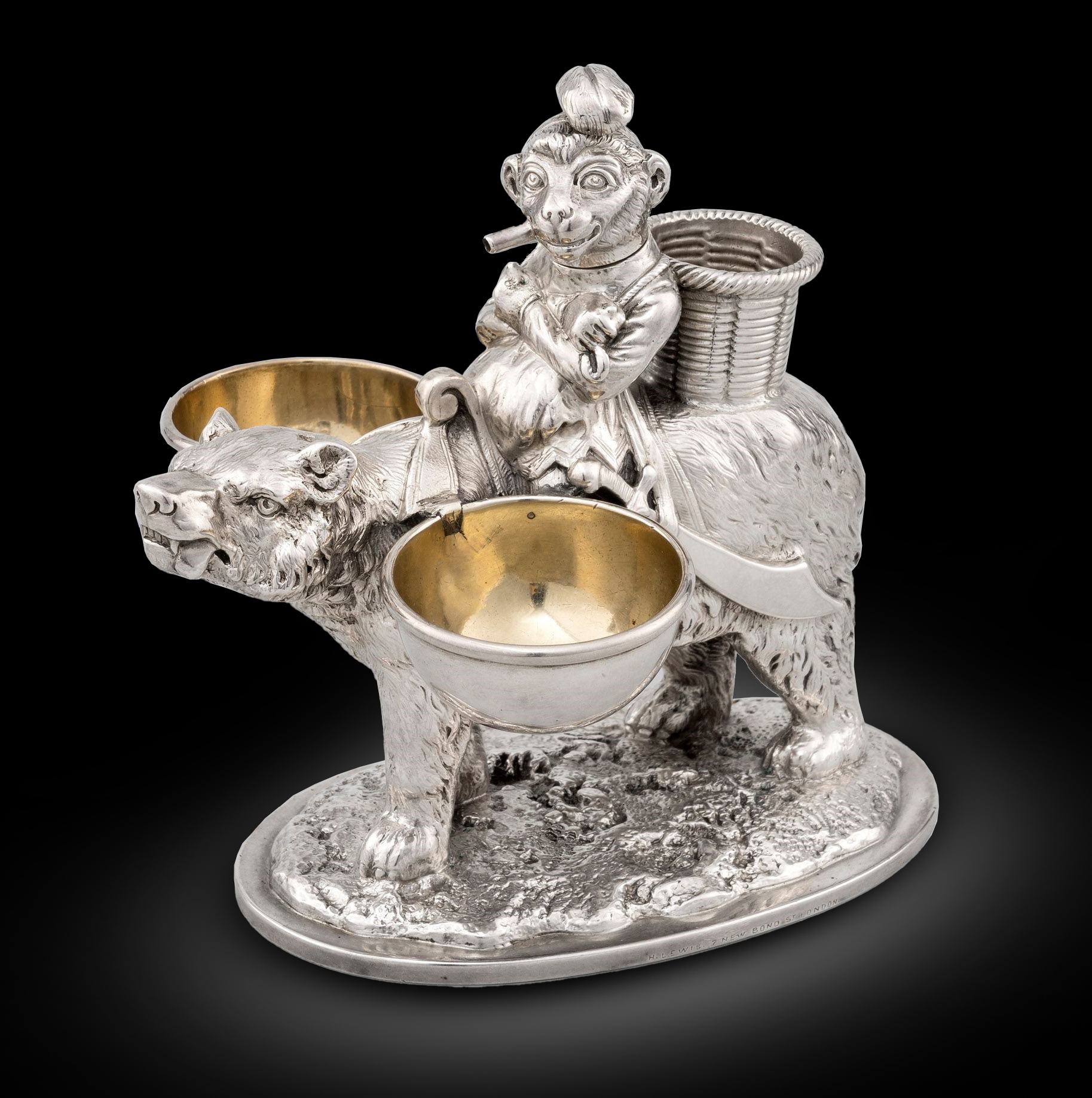 A Rare Victorian Novelty Smoker's Companion, 