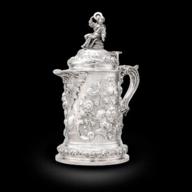 A Large Irish Covered Tankard