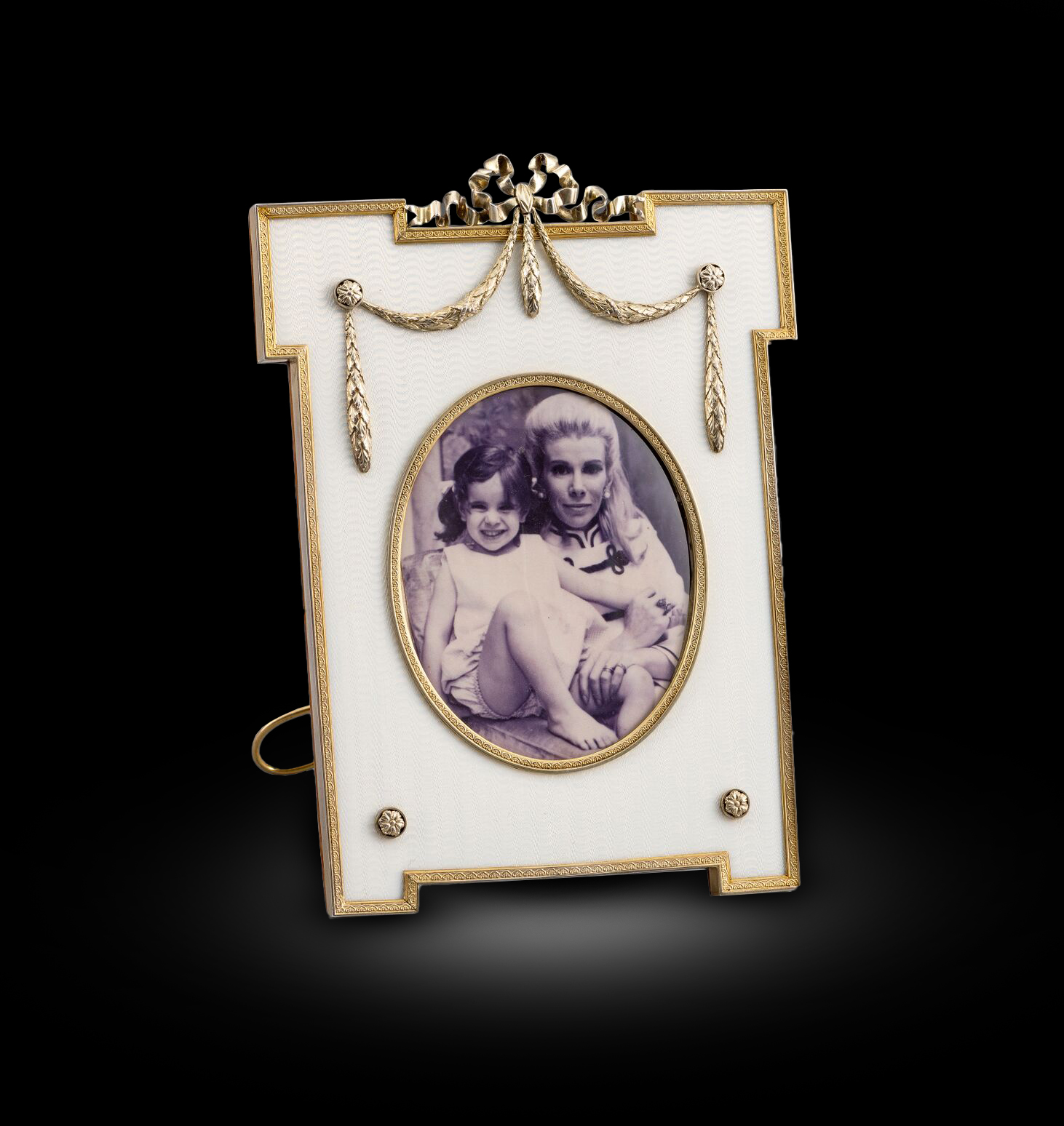 Russian Silver-gilt & Enamel Frame