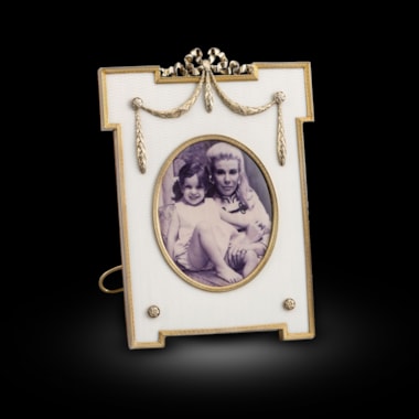 Russian Silver-gilt & Enamel Frame