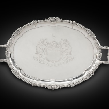 A Paul Storr Two-Handled Tray