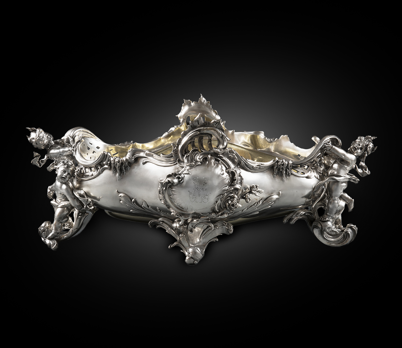 An Imposing Austrian Jardiniere Centrepiece