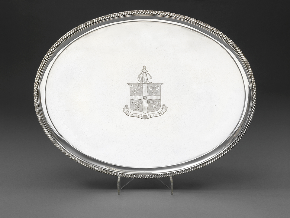 An Elegant Oval Salver