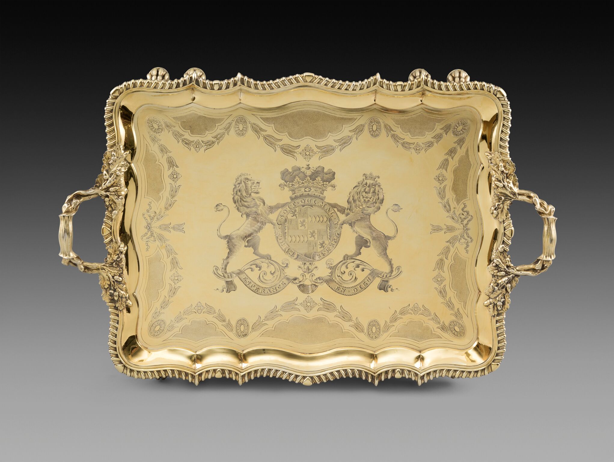 A Historically Important Silver-Gilt Tray