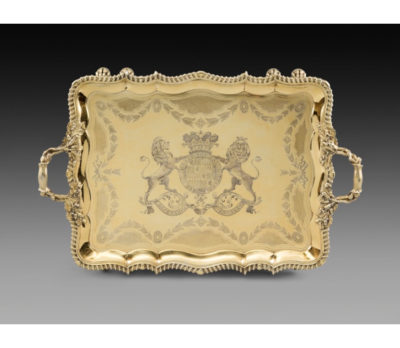 A Historically Important Silver-Gilt Tray