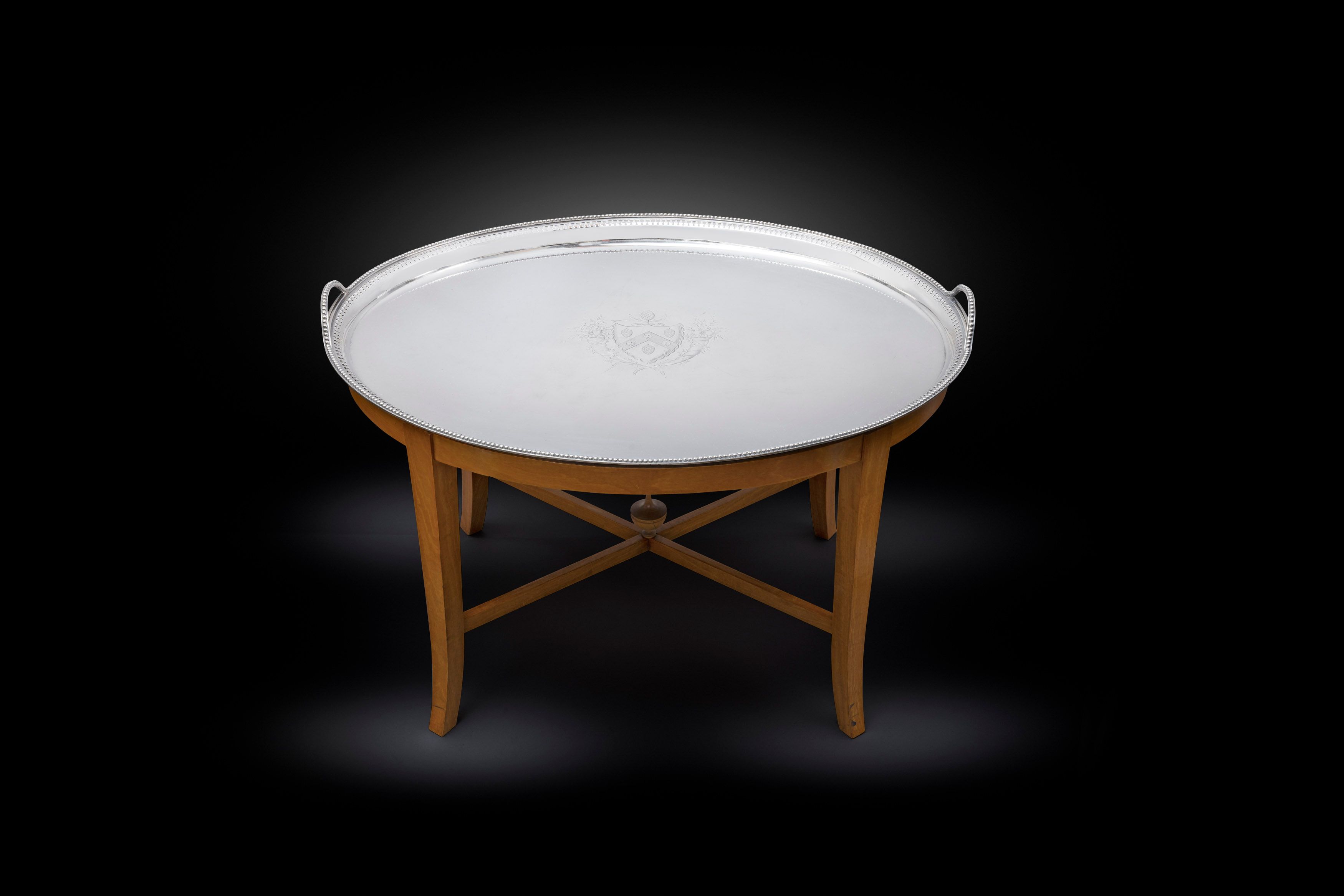 A George III Large Two-handled Tea Tray