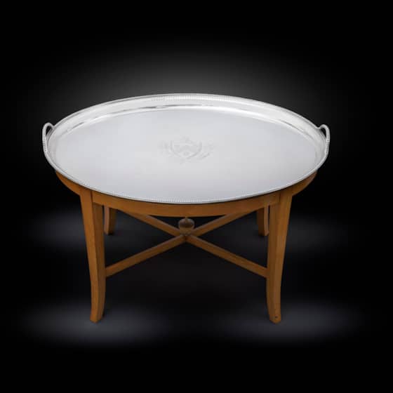 A George III Large Two-handled Tea Tray