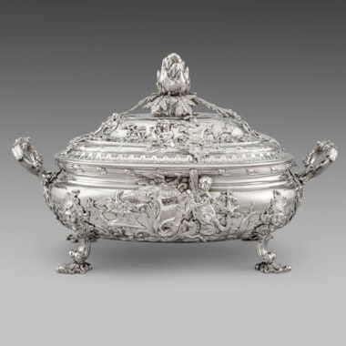 A Magnificent George II Rococo Soup Tureen