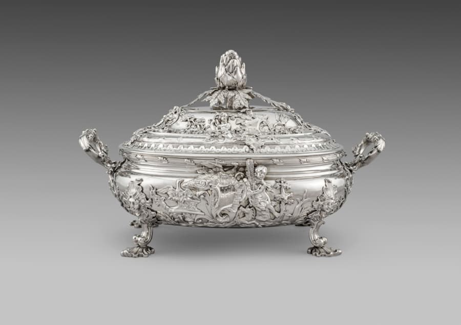 A Magnificent George II Rococo Soup Tureen