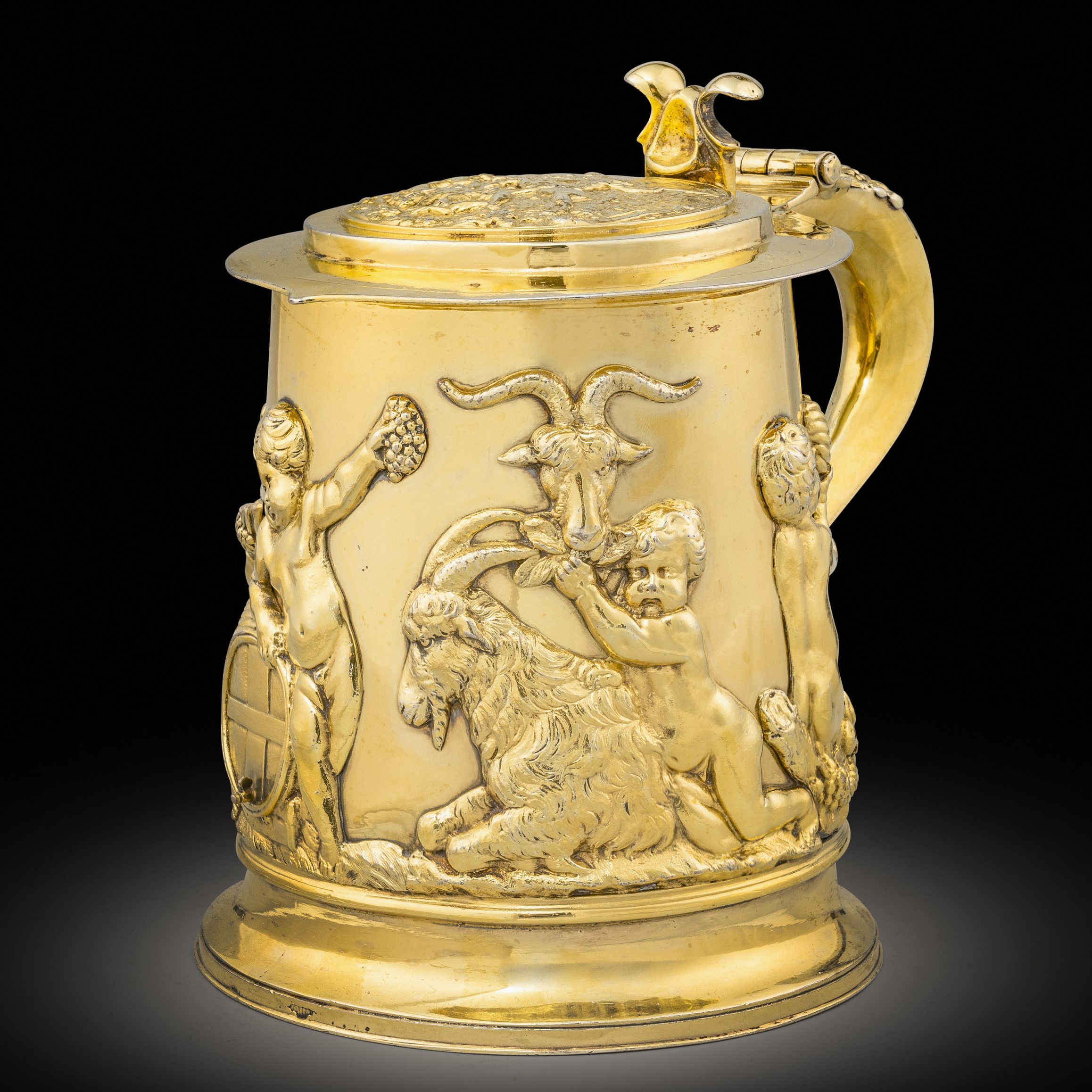 A George III Silver-Gilt Tankard