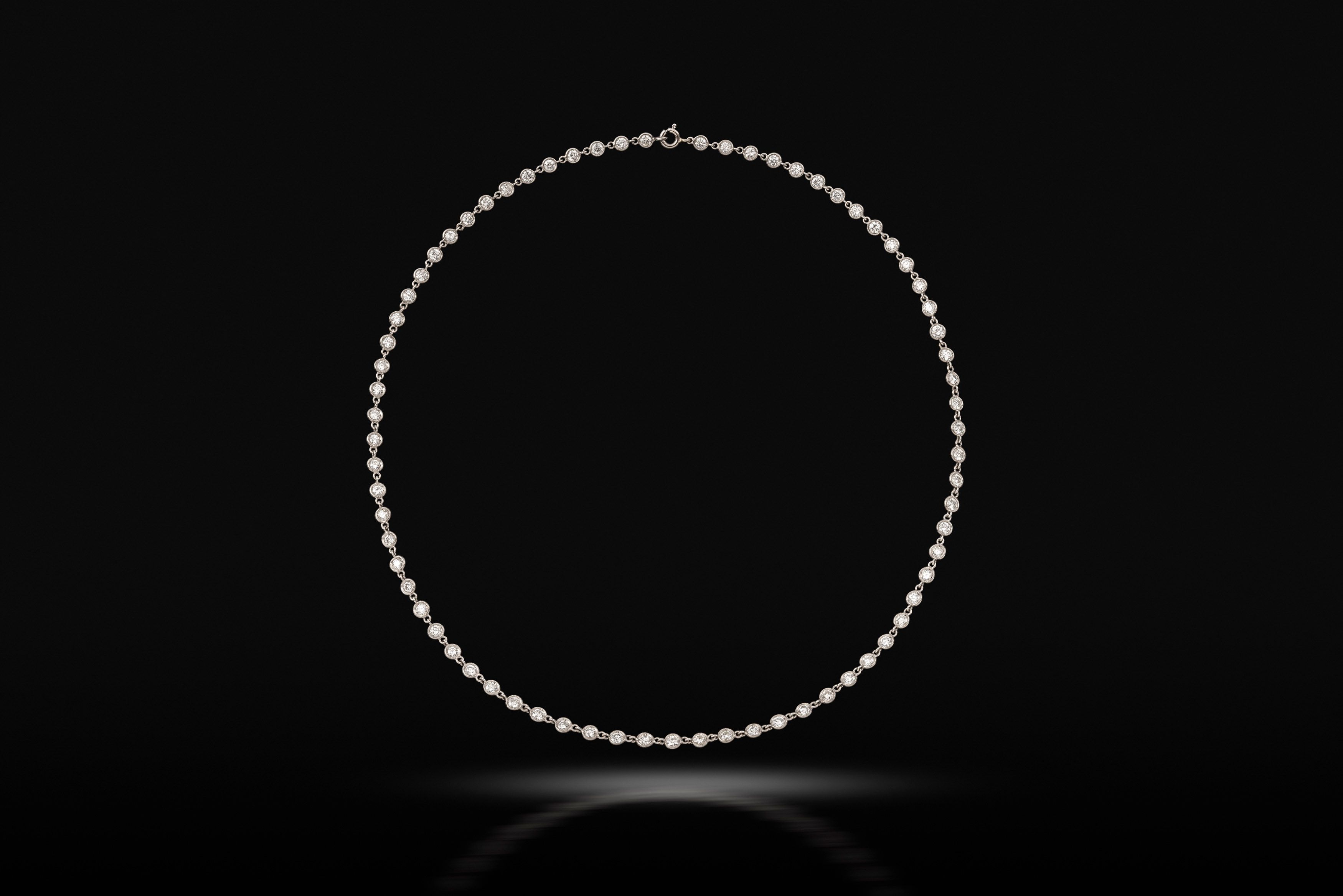 Early 20th Century Platinum and Diamond chain