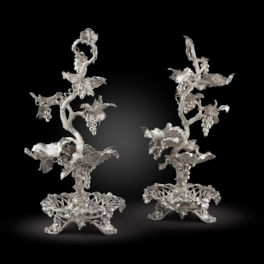 An Exquisite Pair of Victorian Table Centrepieces