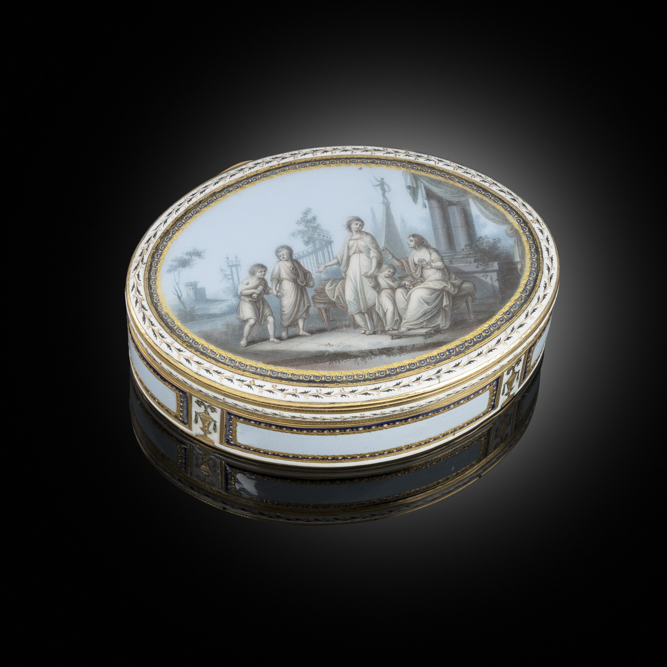 An 18th Century German Gold & Enamel Box