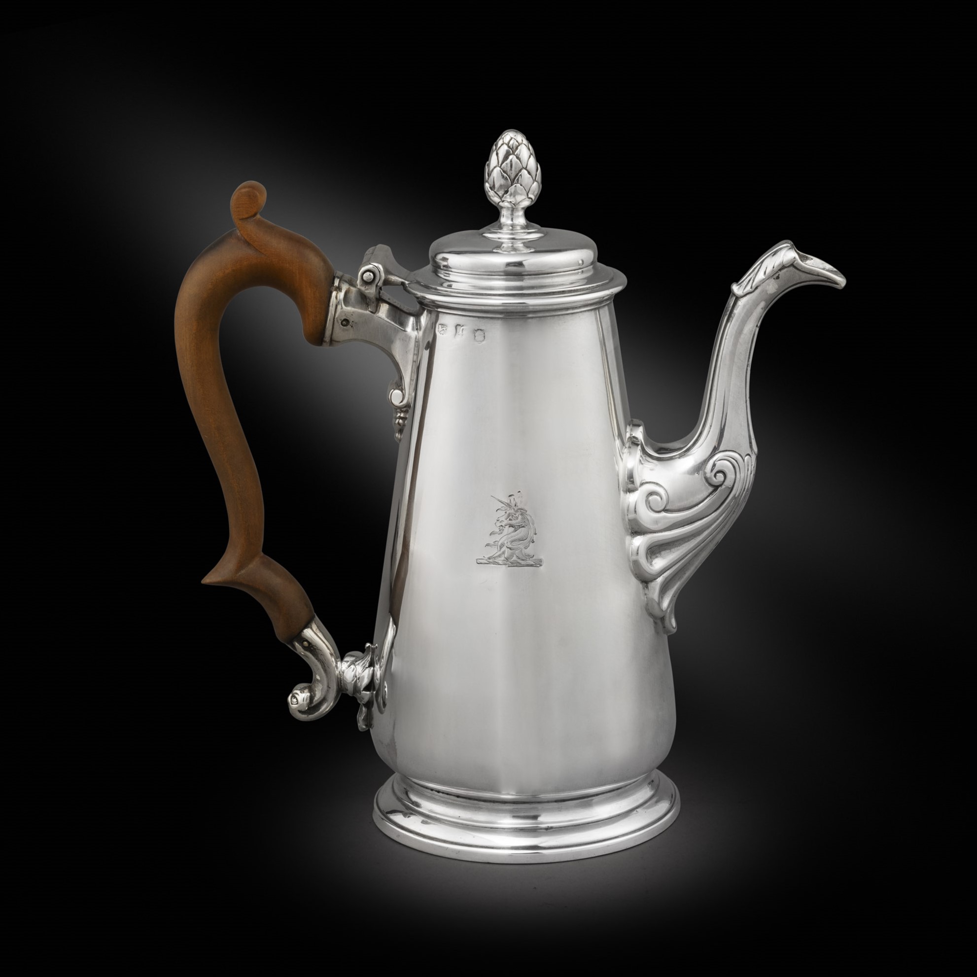 A George II Silver Coffee Pot