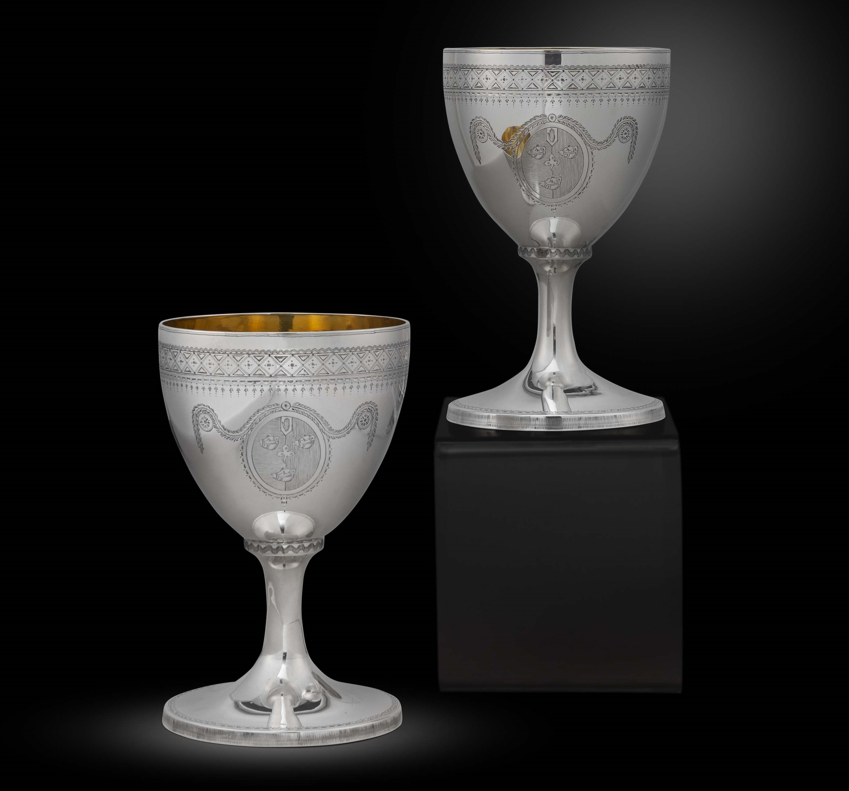 A Pair of George III Goblets