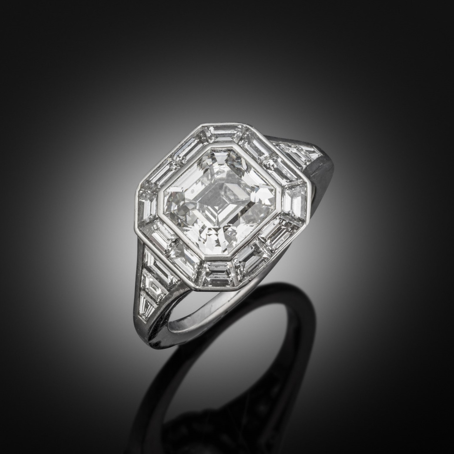 A mid-century diamond ring