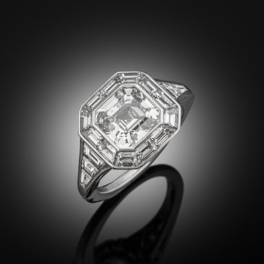 A mid-century diamond ring