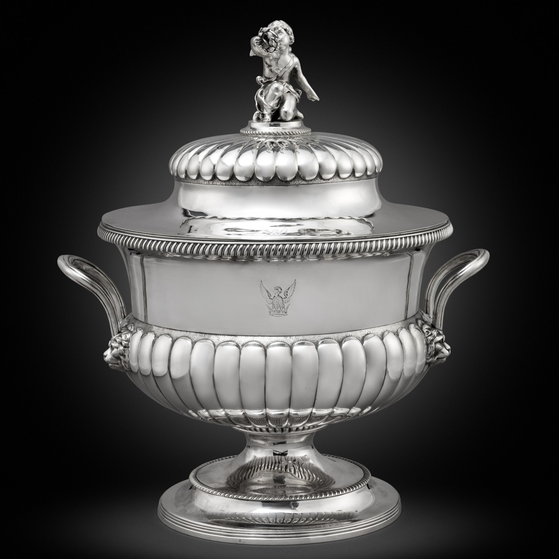 A Rare George III Scottish Soup Tureen & Cover