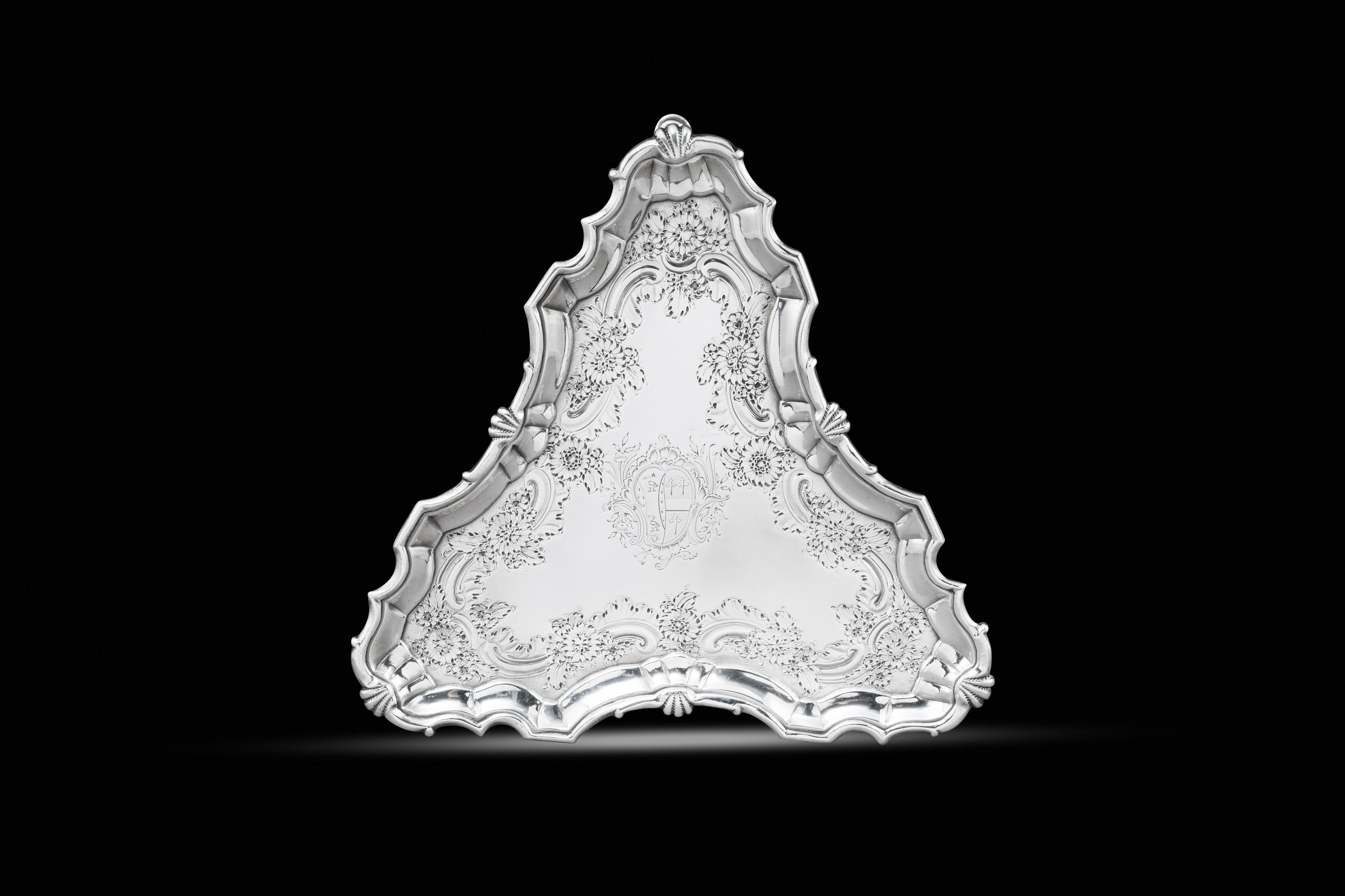 A George II Triangular Kettle Stand