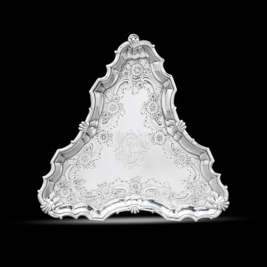 A George II Triangular Kettle Stand