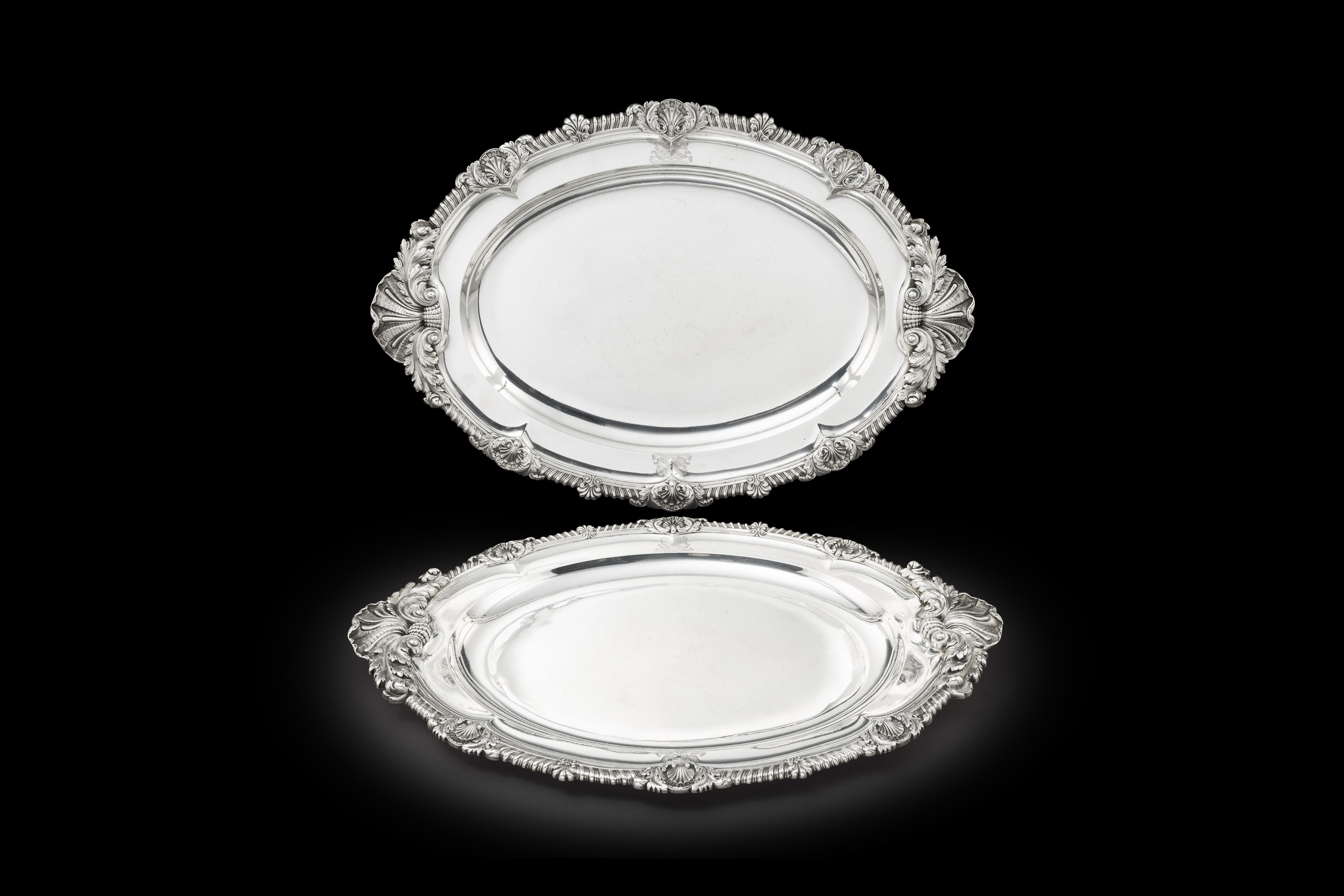 A Pair of George III Meat Dishes