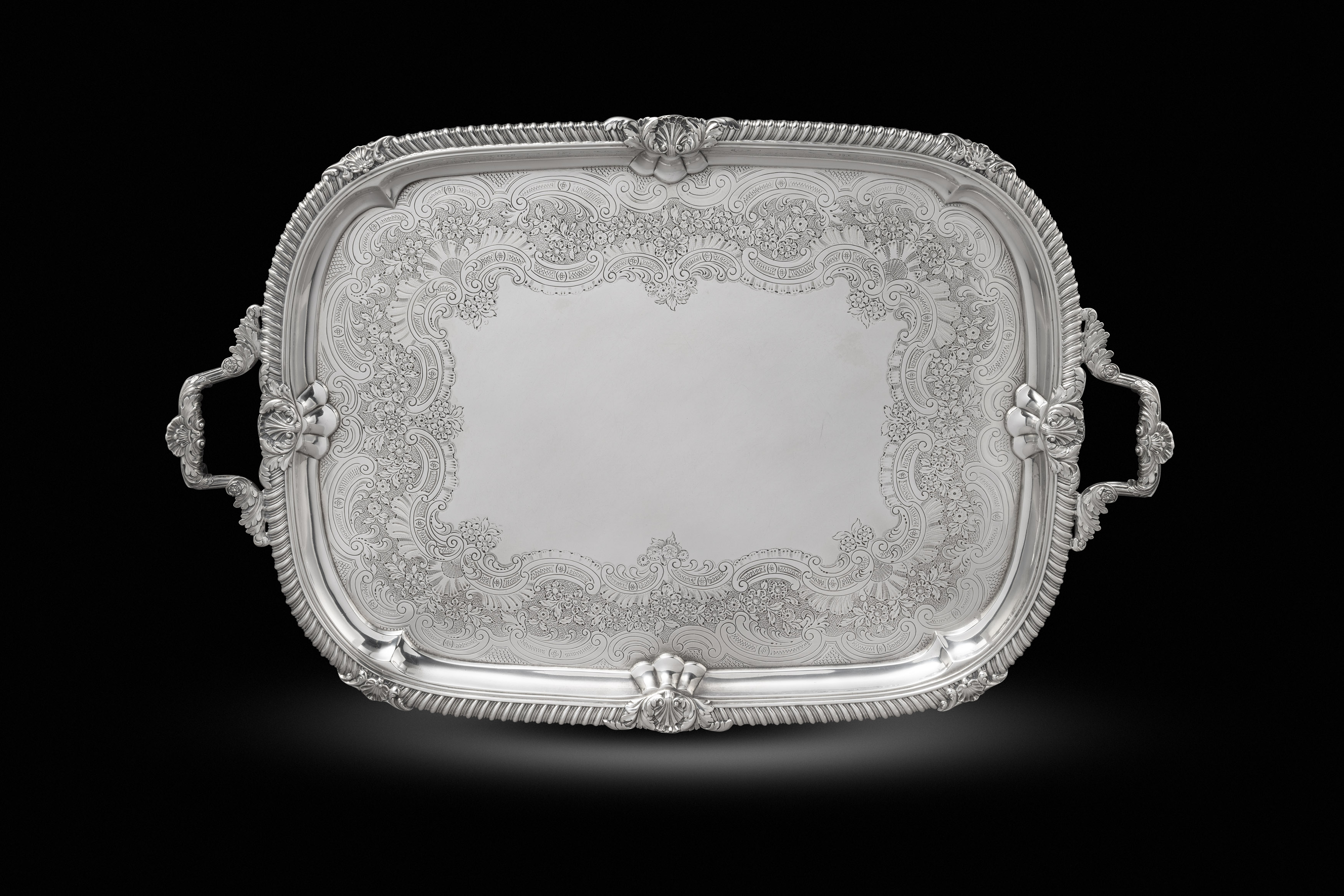 A George III Two-Handled Tray