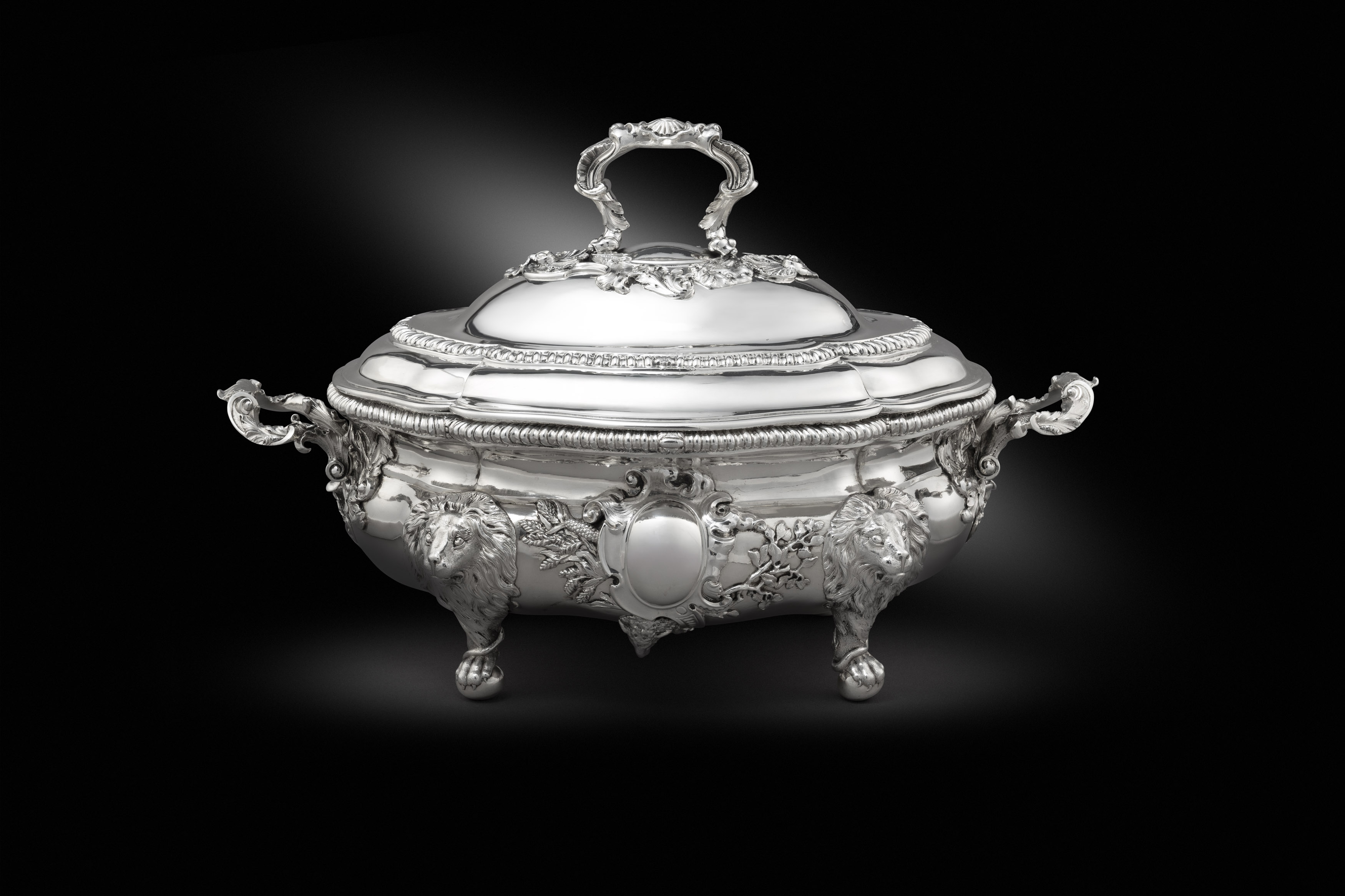 A George II Soup-Tureen &amp; Cover