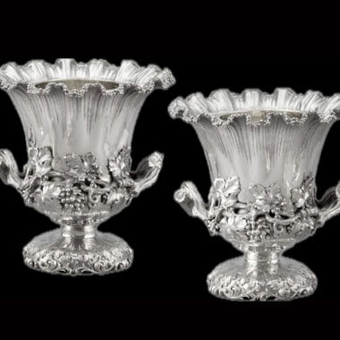 A Pair of Magnificent Campana-Form Wine Coolers